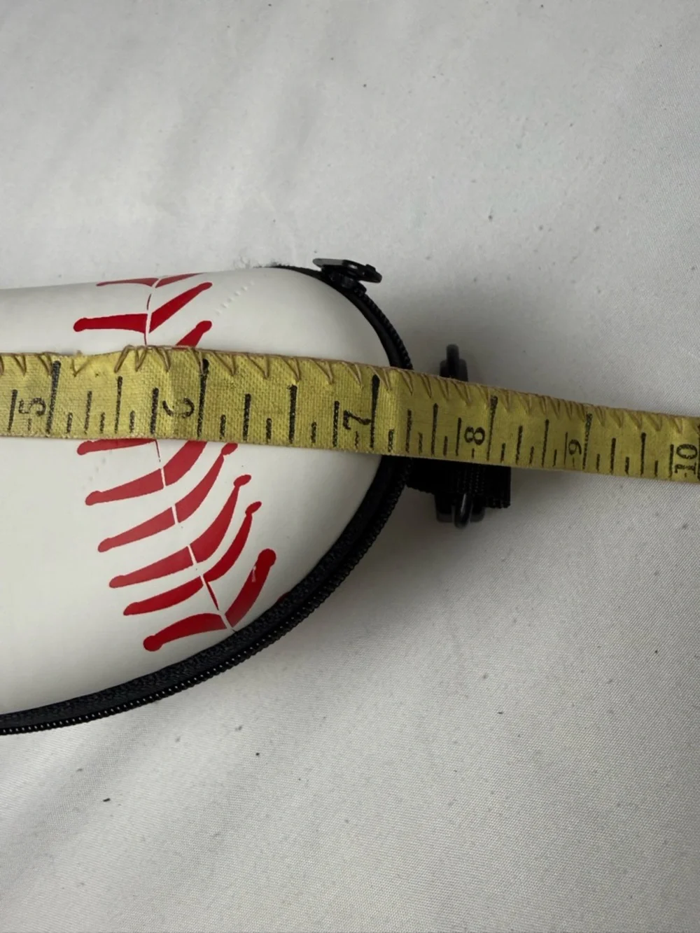Cooperstown Dreams Park Kids Baseball Sunglasses Case - White with Red Stitching